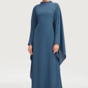 Amira Butterfly Inner Tie Abaya - Veiled